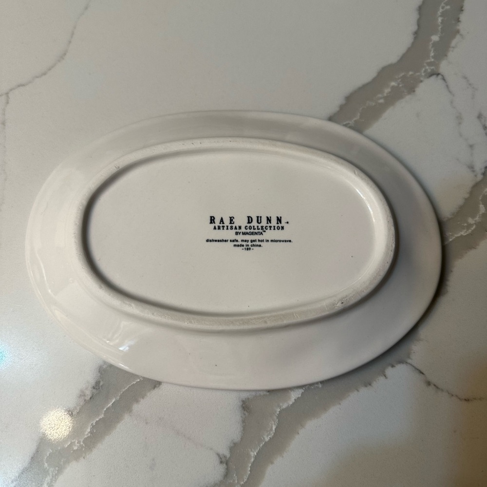 BLESSED Rae Dunn Oval Plate - Picture 2 of 8